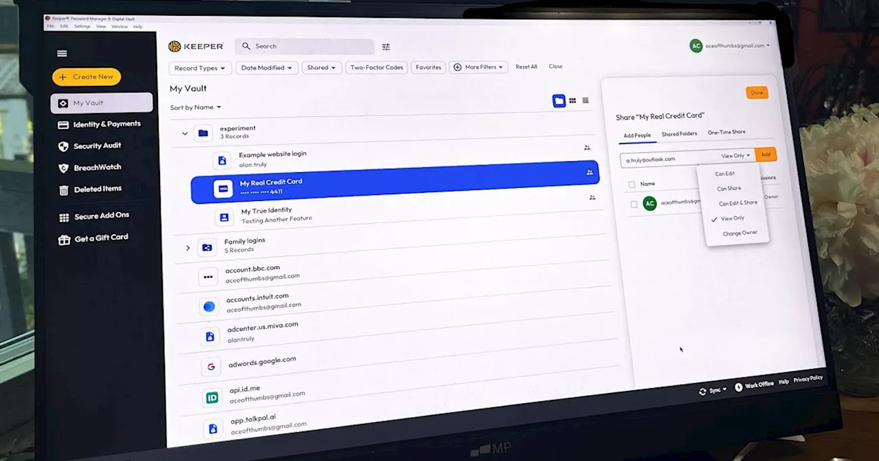 Keeper password manager review: share logins with precision and ease