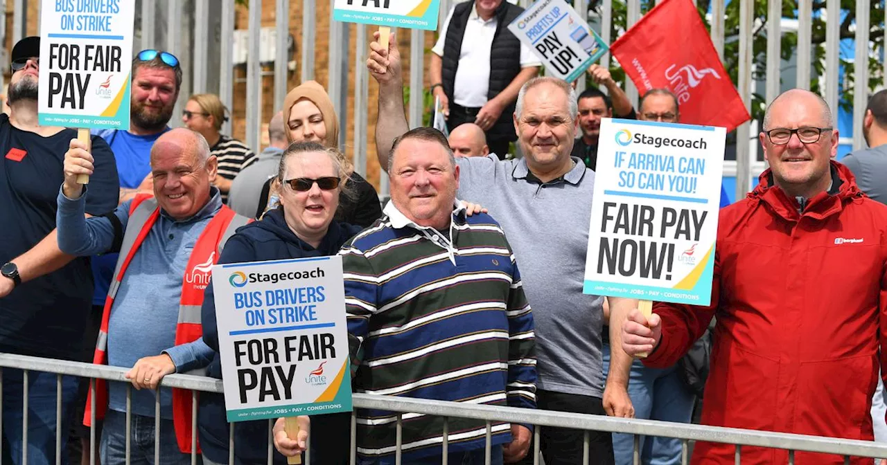 Travel chaos for passengers as bus drivers go on strike