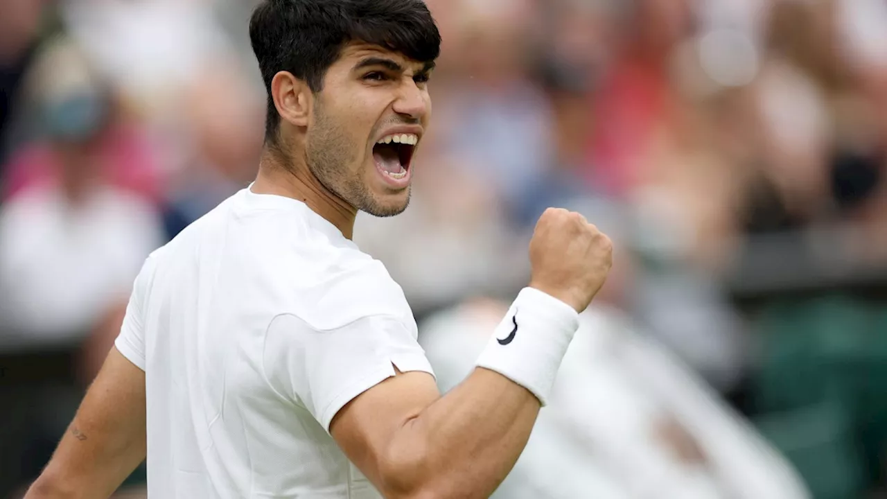 Carlos Alcaraz sufre más de lo esperado, pero ya está en octavos de Wimbledon