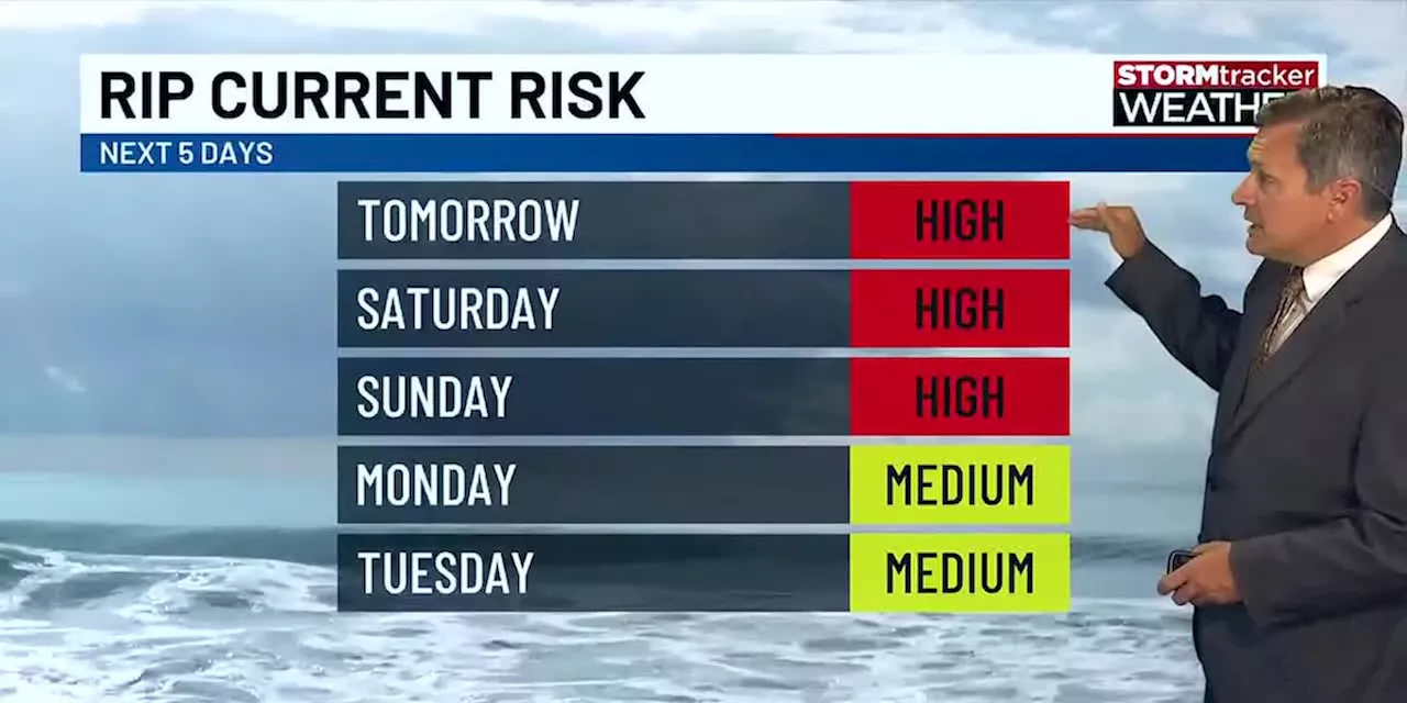 Hurricane Beryl approaches Yucatan; rain chances low tonight across Gulf Coast