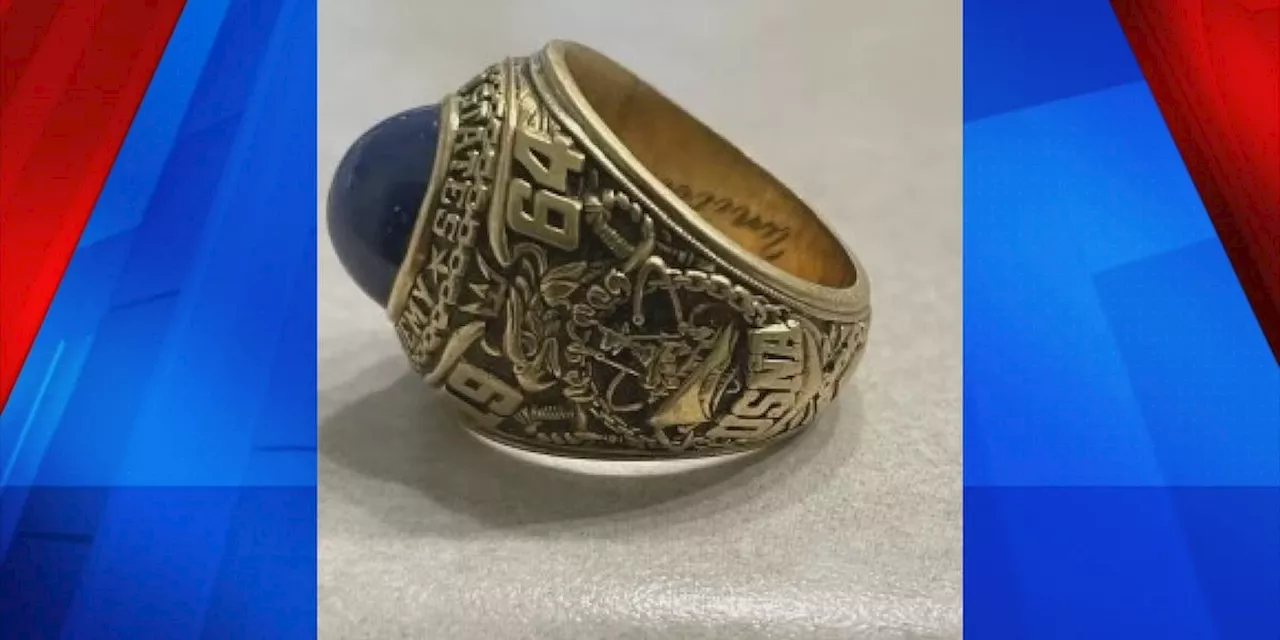 Pensacola veteran's lost U.S. Naval Academy ring found at Pennsylvania golf course 54 years later