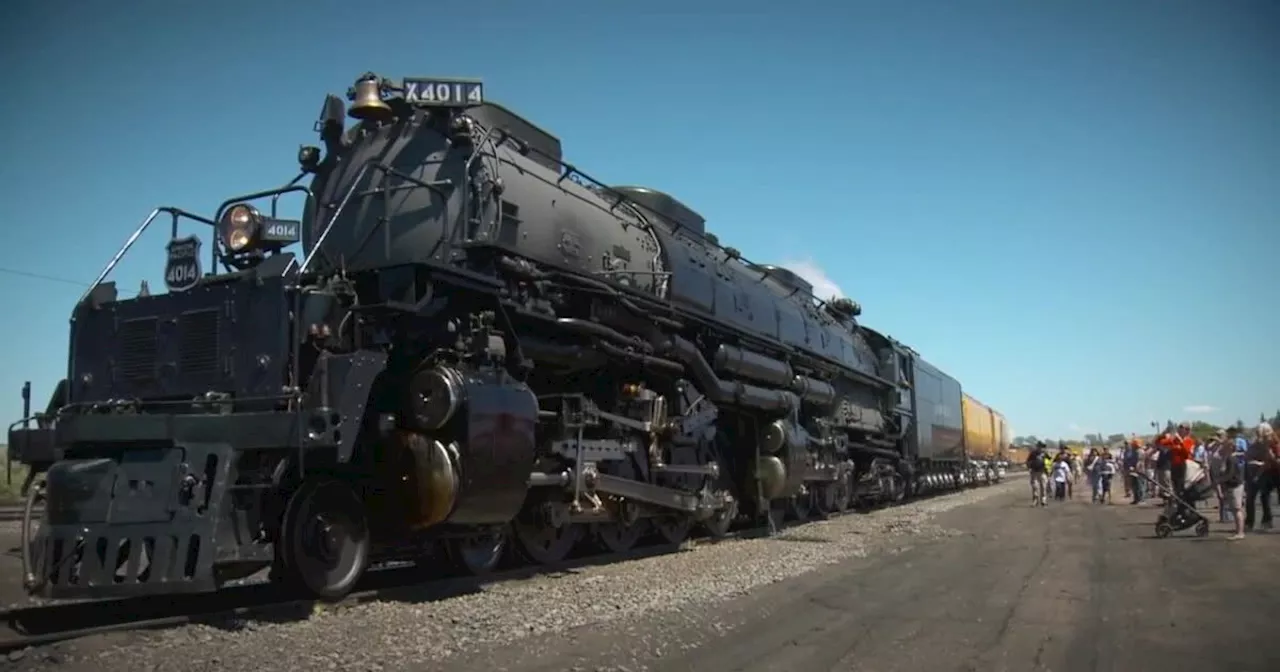 Take an up close look at the last surviving operational Big Boy train