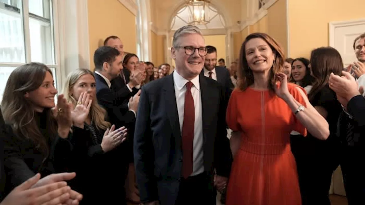 Keir Starmer enters Downing Street as UK prime minister after historic victory