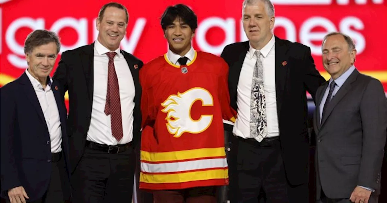 Calgary Flames sign 2024 first-round pick Zayne Parekh to 3-year contract