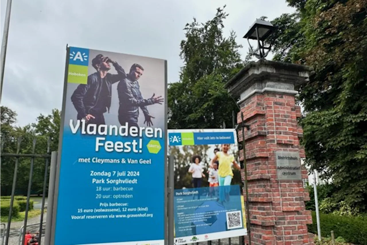 Hoboken viert Vlaanderen Feest zondag met Cleymans & Van Geel