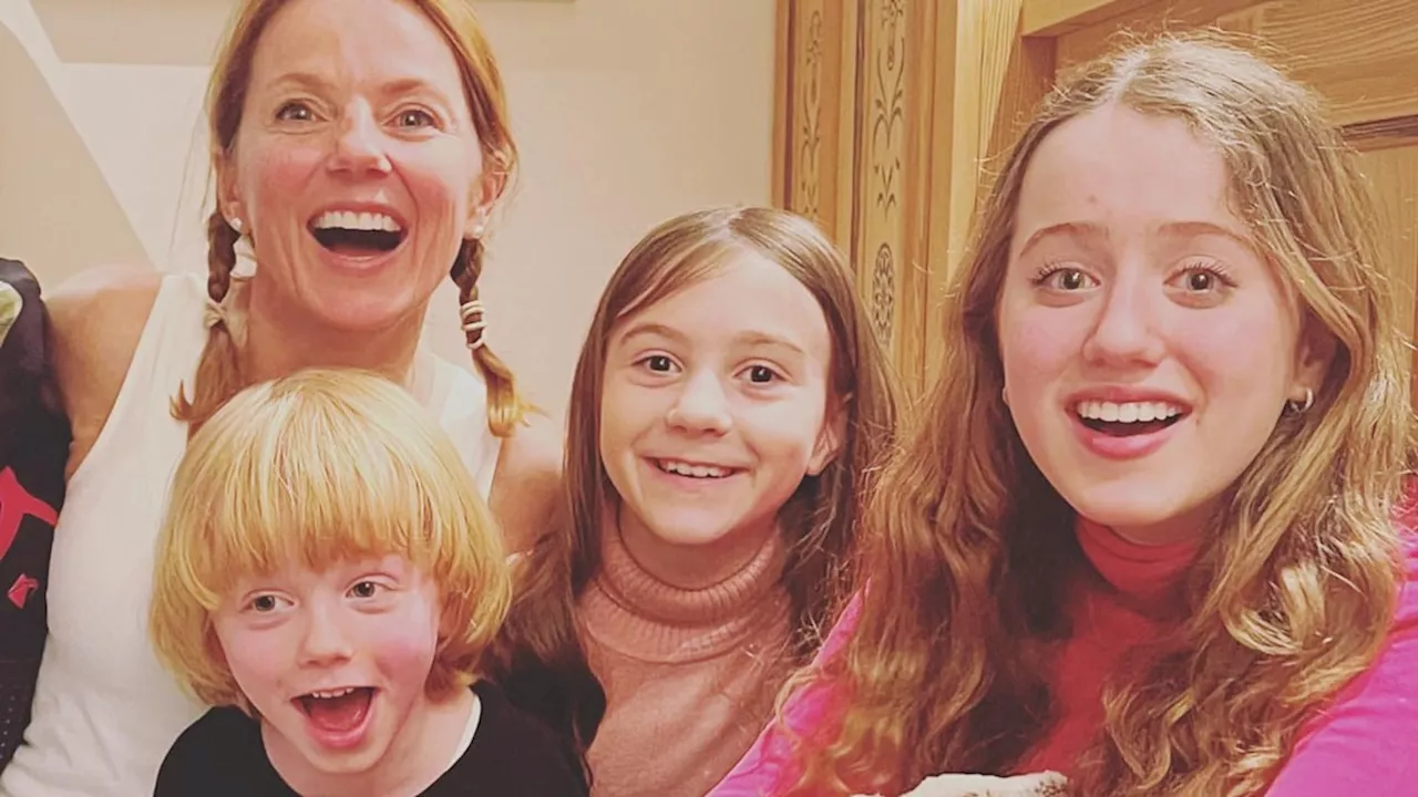 Meet Geri Halliwell-Horner and husband Christian's blended 'modern' family: Bluebell, Olivia, and Montague