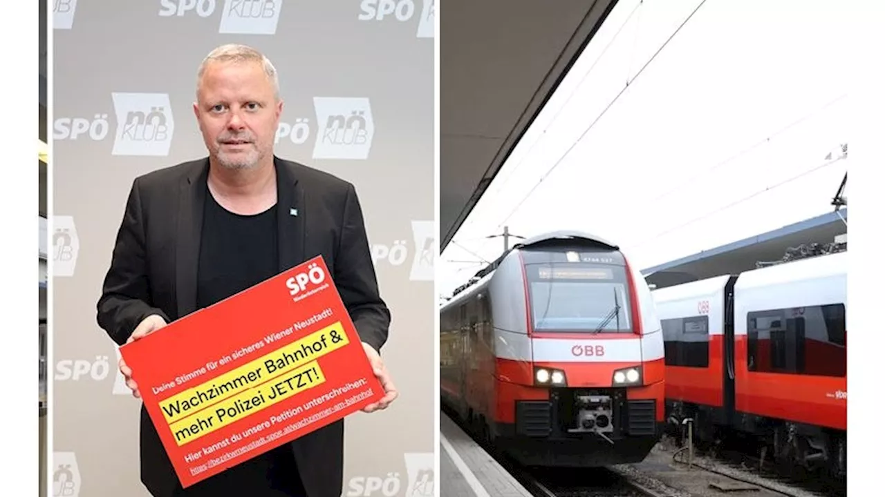 Hotspot Bahnhof! SPÖ startet Petition für Wachzimmer