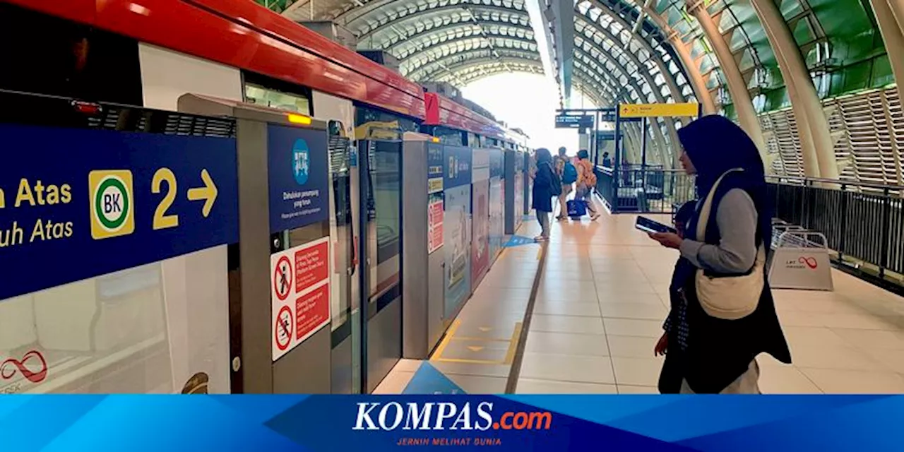 Penumpang LRT Jabodebek Bisa Kena Tarif Maksimal Jika 'Tap In' dan 'Tap Out' di Stasiun Sama Terlalu Lama