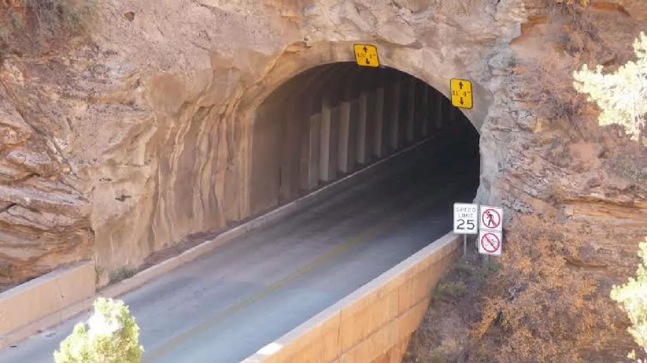 Motorcyclist killed in crash inside Zion National Park tunnel