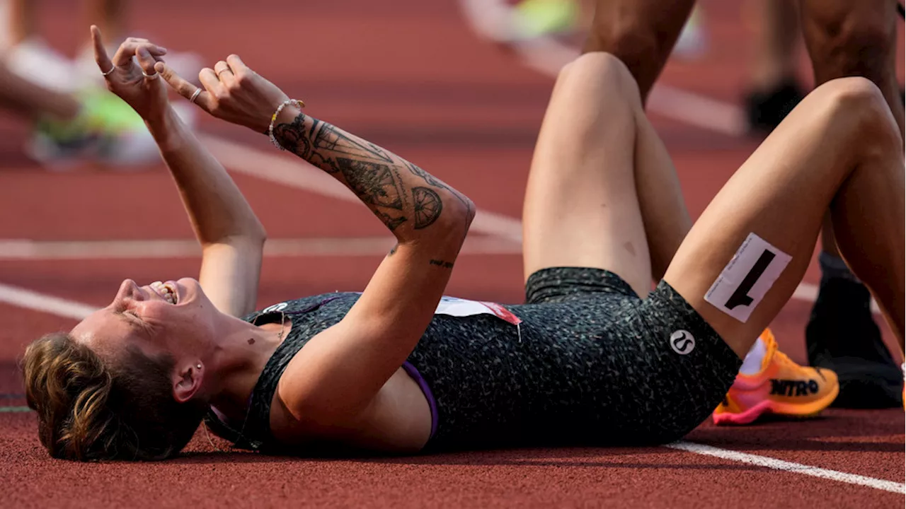 Transgender, nonbinary runner Nikki Hiltz shines on, off track; earns spot at Paris Games