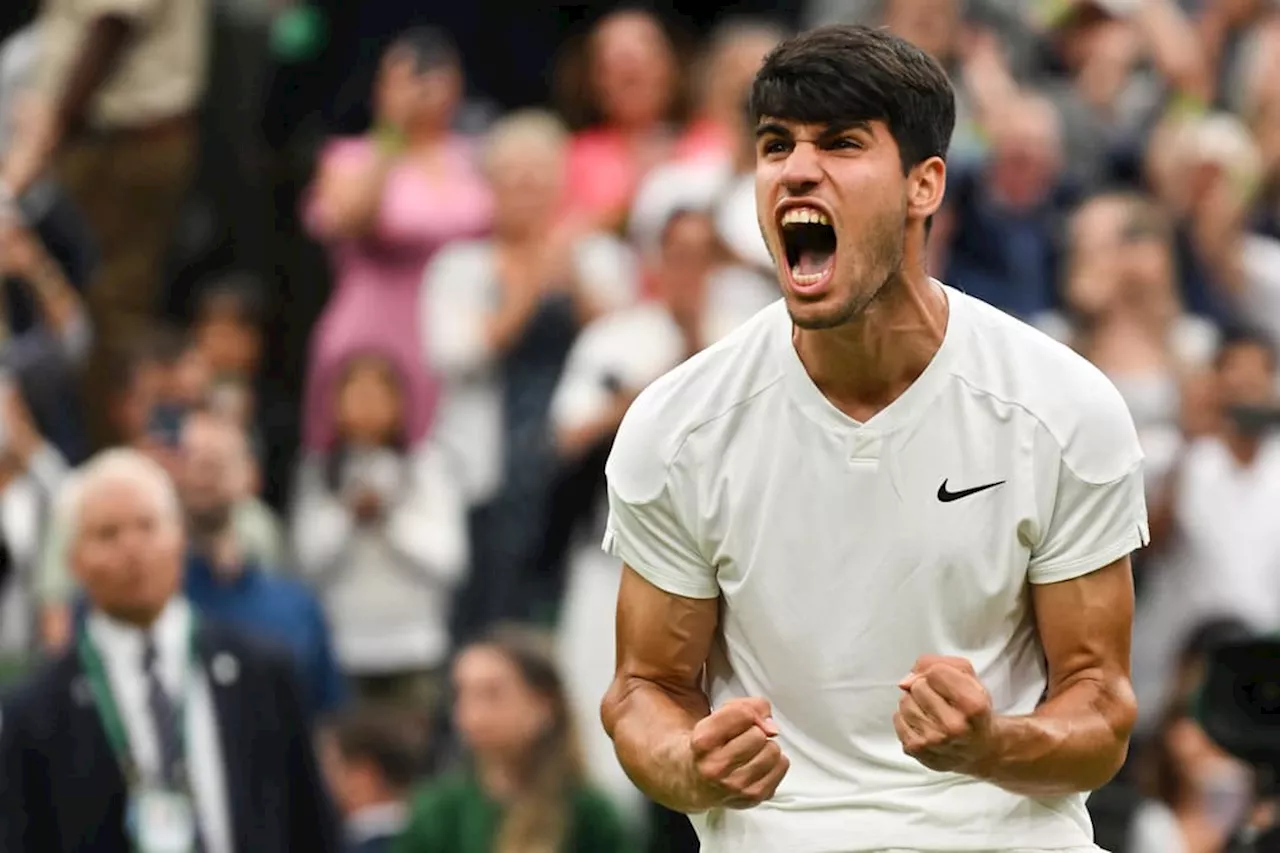 Alcaraz sai das cordas e vira batalha contra Tiafoe em Wimbledon