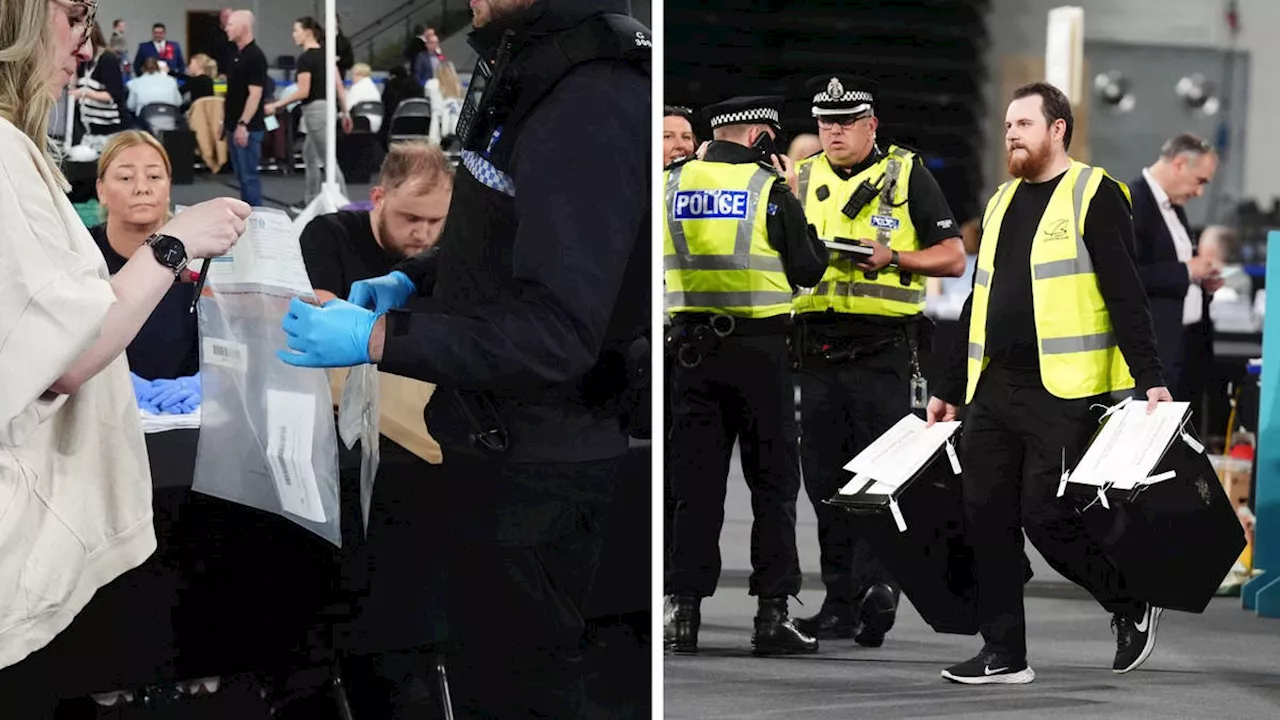 Police swoop on Glasgow general election count as cops remove ballot papers over alleged ‘fraud’