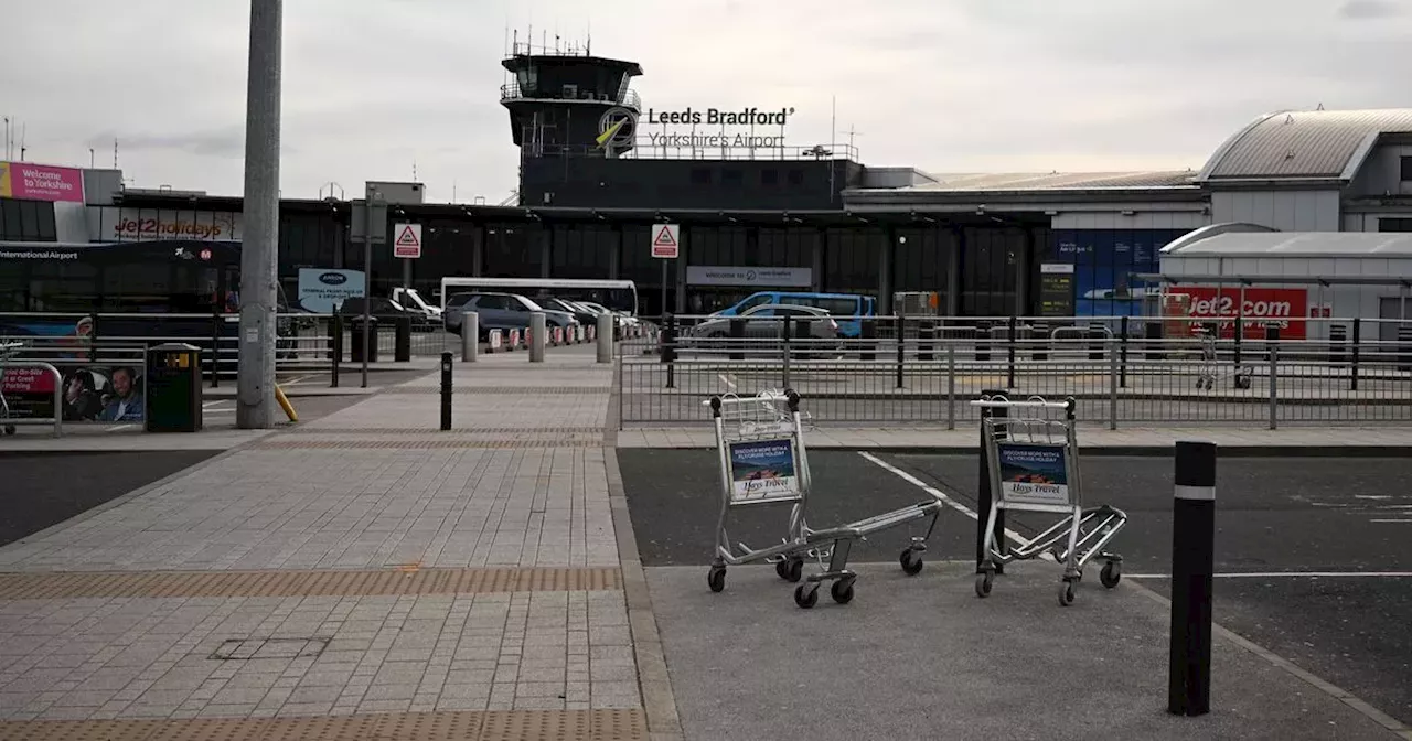 Leeds Bradford airport stops flights for 'emergency runway repairs'