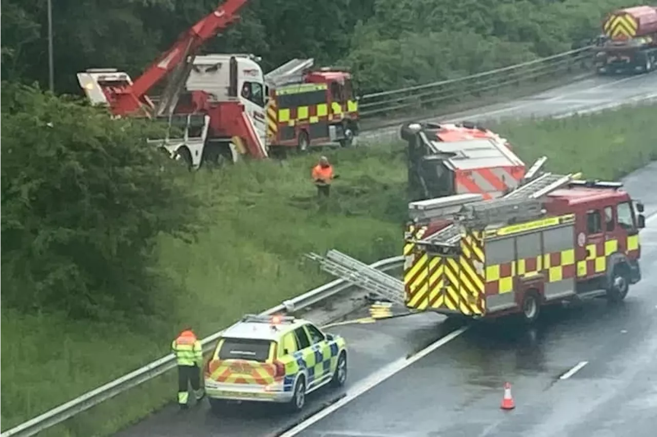 Lancashire firefighter being investigated for crashing fire engine off duty