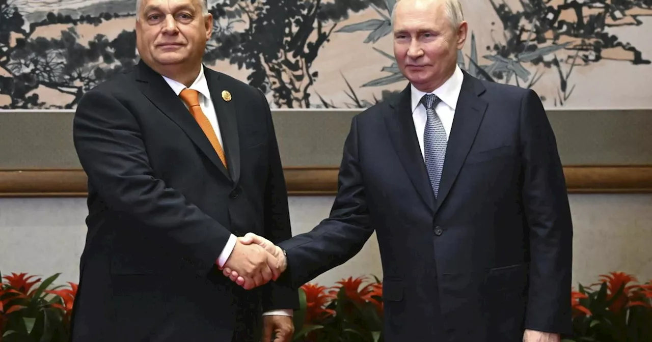 Viktor Orban a Mosca, Vladimir Putin: &#034;Qui in veste di rappresentante Ue&#034;