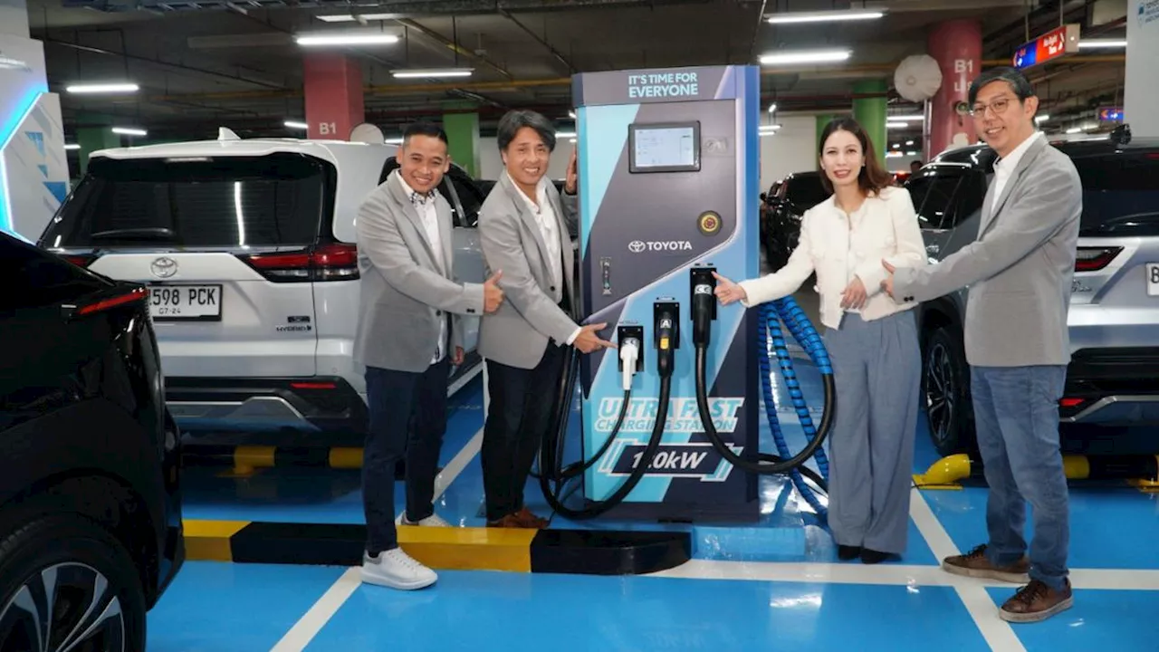 Toyota Indonesia Resmikan Fasilitas Isi Ulang Baterai xEV di Gandaria City Mal