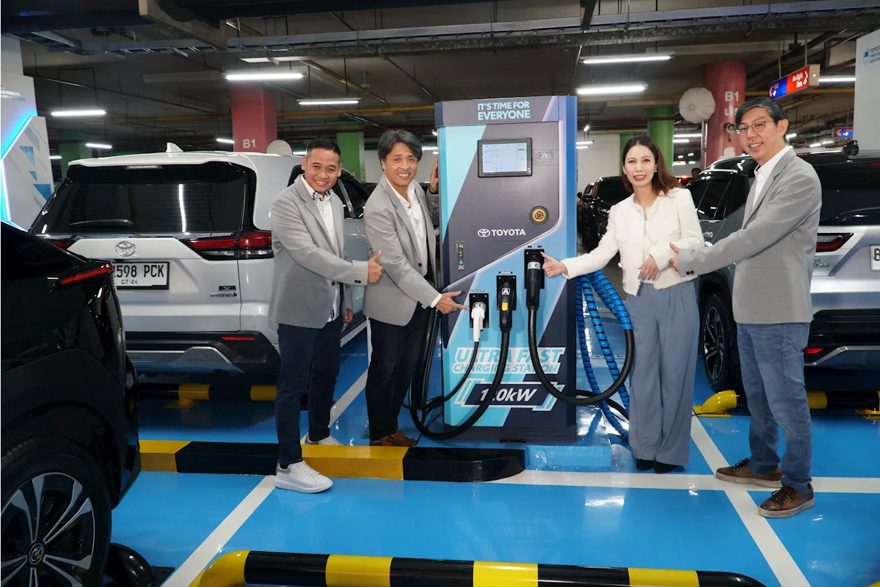 Toyota Perluas Jaringan Charging Station di Banyak Lokasi Strategis Dukung Mobilitas Pengguna BEV dan PHEV Toyota