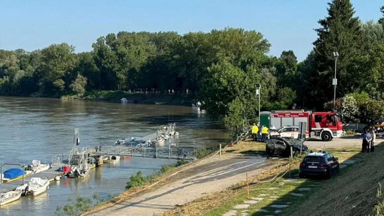 Auto finisce nel Po, due morti: procura ipotizza omicidio-suicidio