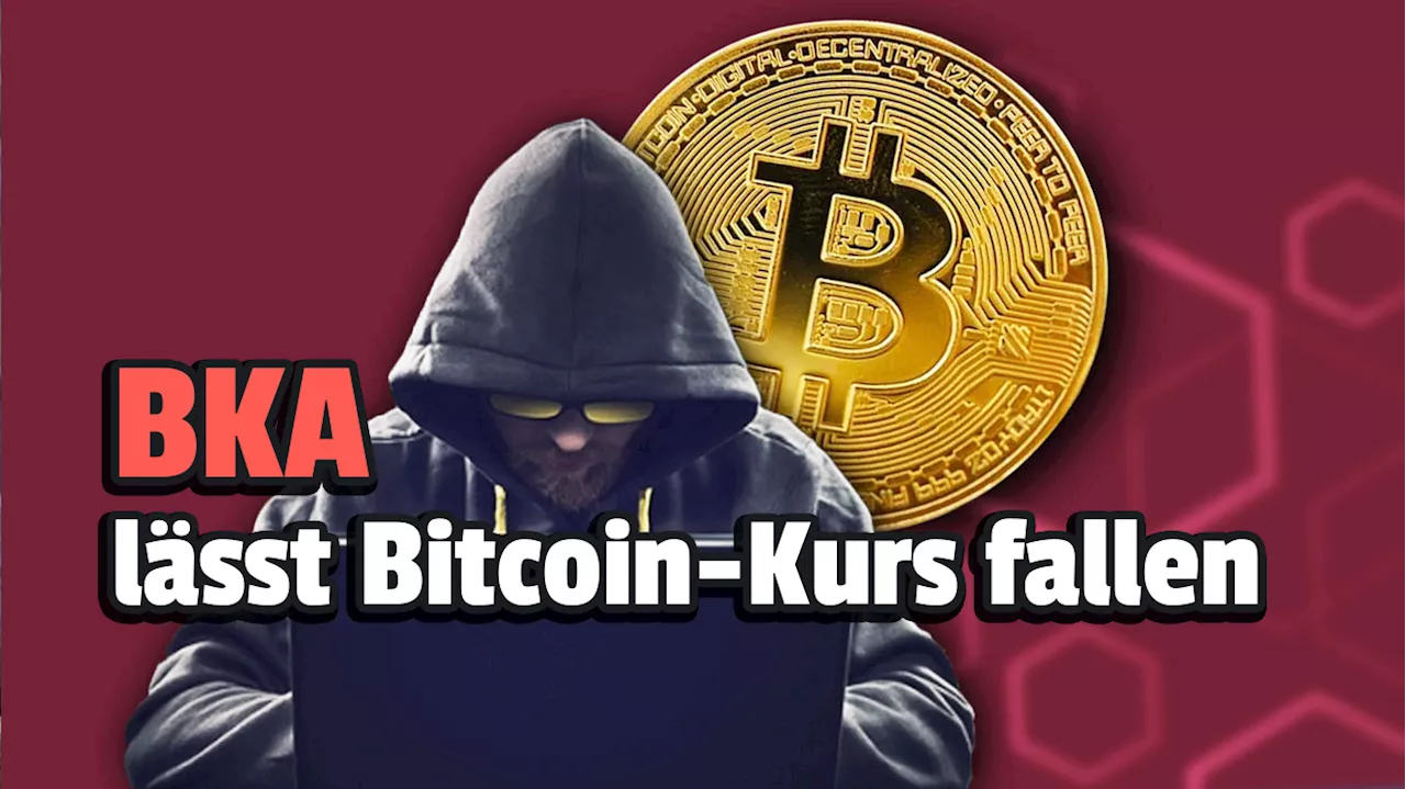 Das Bundeskiminalamt verkauft gerade derart viele Bitcoins, dass Anleger Angst um ihre Kryptowährungen haben