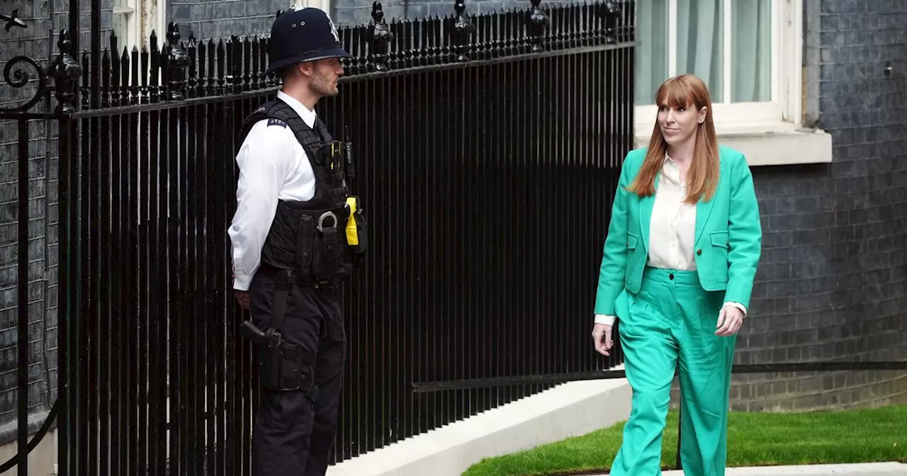 Smiling Angela Rayner poised to land top job as she arrives at Downing Street