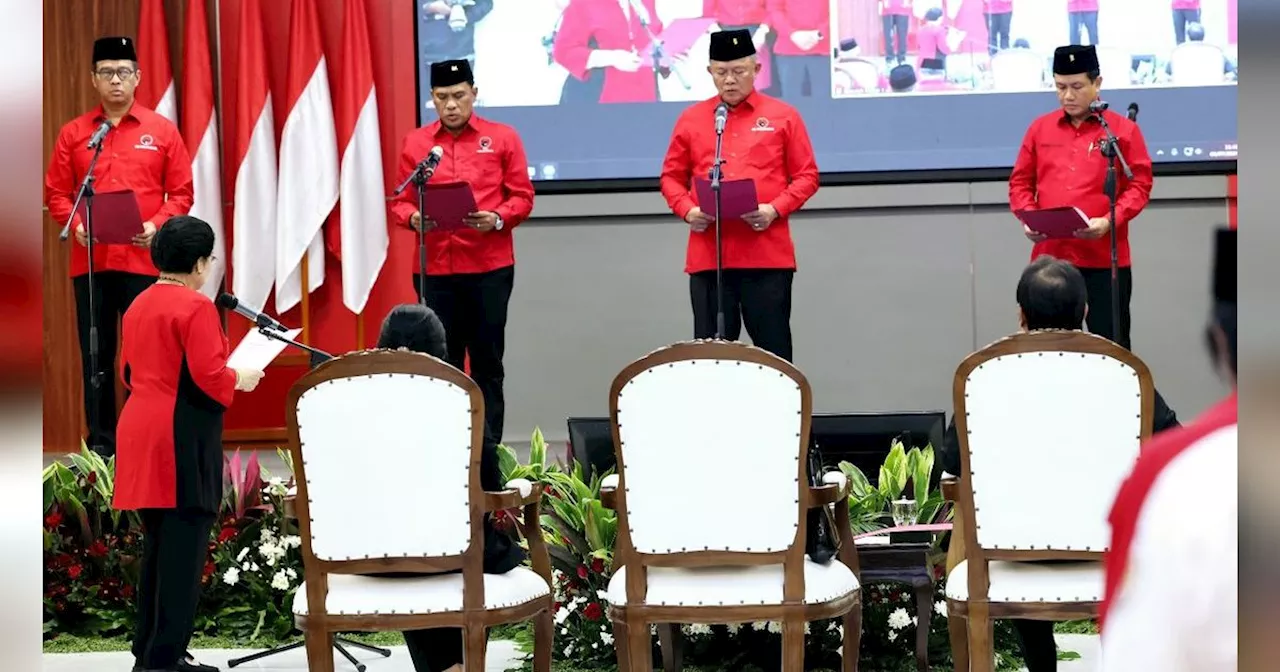 Megawati Lantik Jenderal Mantan Kepala BNPB dan Eks Gubernur Lemhannas jadi Pengurus PDIP