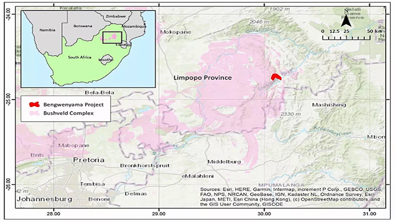 Bengwenyama platinum group metals project, South Africa