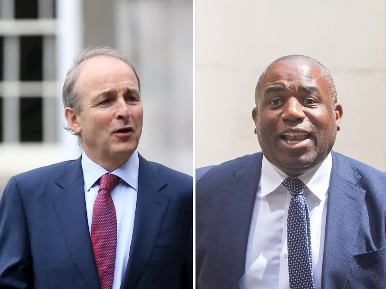  Tánaiste speaks with new British Foreign Secretary David Lammy