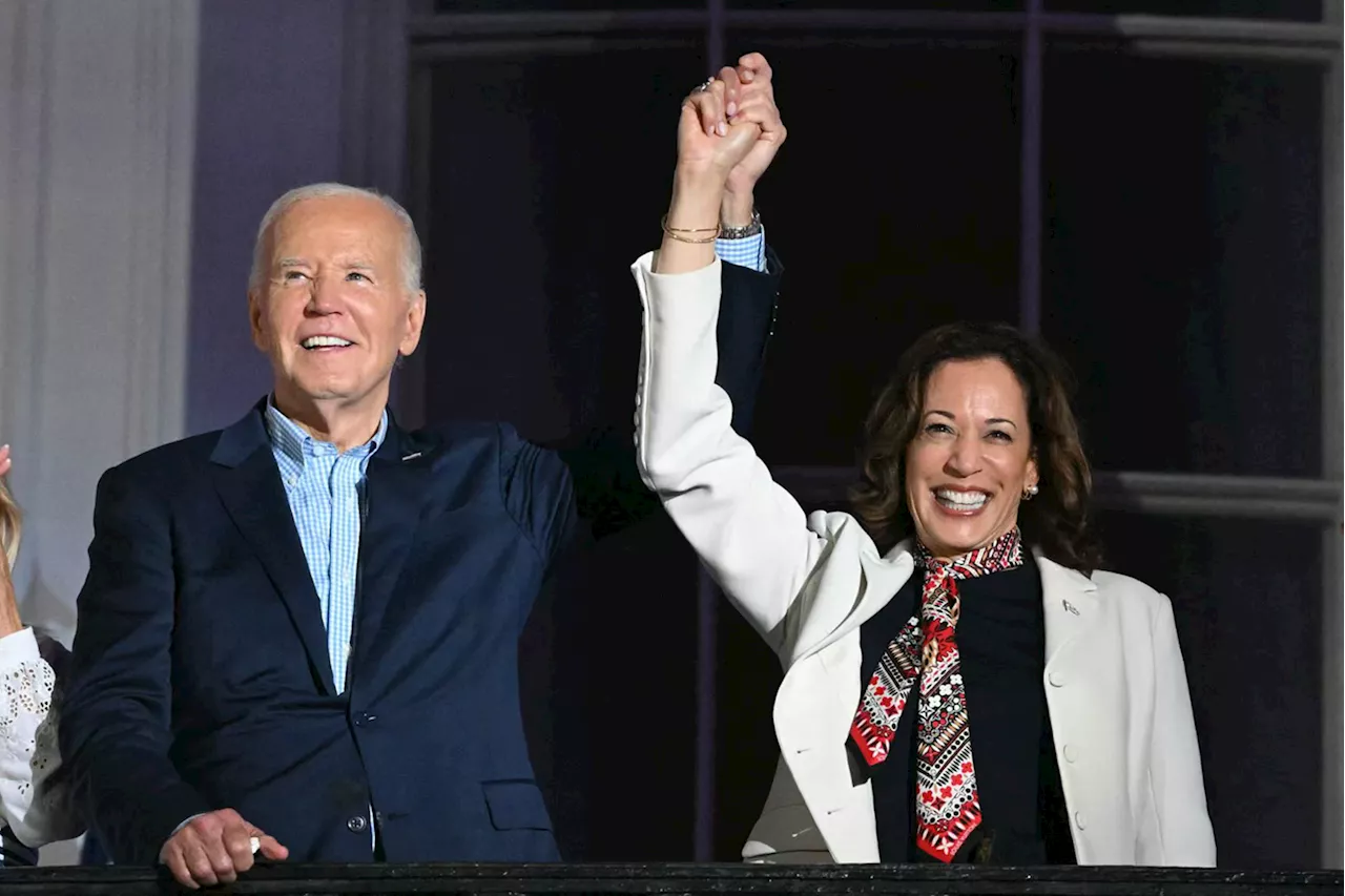 Biden Raises Kamala Harris' Hand in Show of Unity as Donors, Voters Revolt