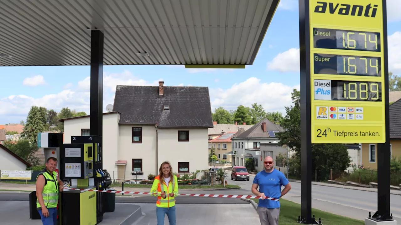 Nach über neun Monaten: Avanti-Tankstelle wieder eröffnet