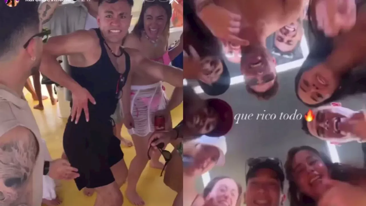 Fiesta en yate en Panamá: los 'Papillentes' celebraron al ritmo de 'Sandra quiere saber'