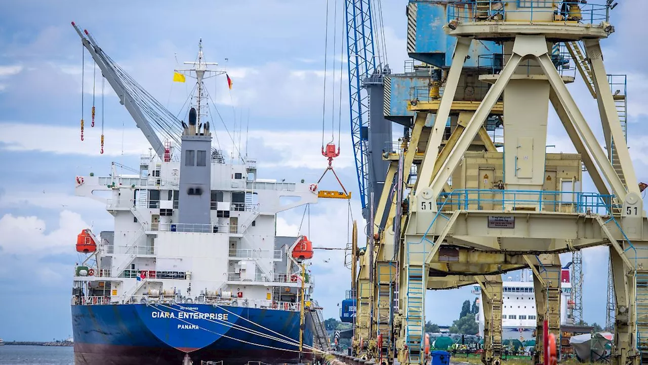 Mecklenburg-Vorpommern: Eine Million Tonnen weniger Umschlag im Überseehafen Rostock