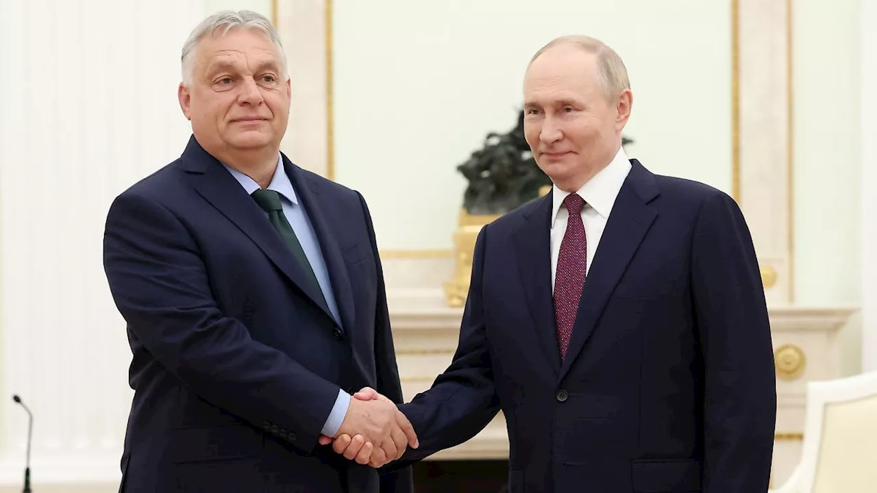 Orban verärgert EU-Staaten mit Besuch bei Putin - Ukraine-Gespräch ohne Mandat