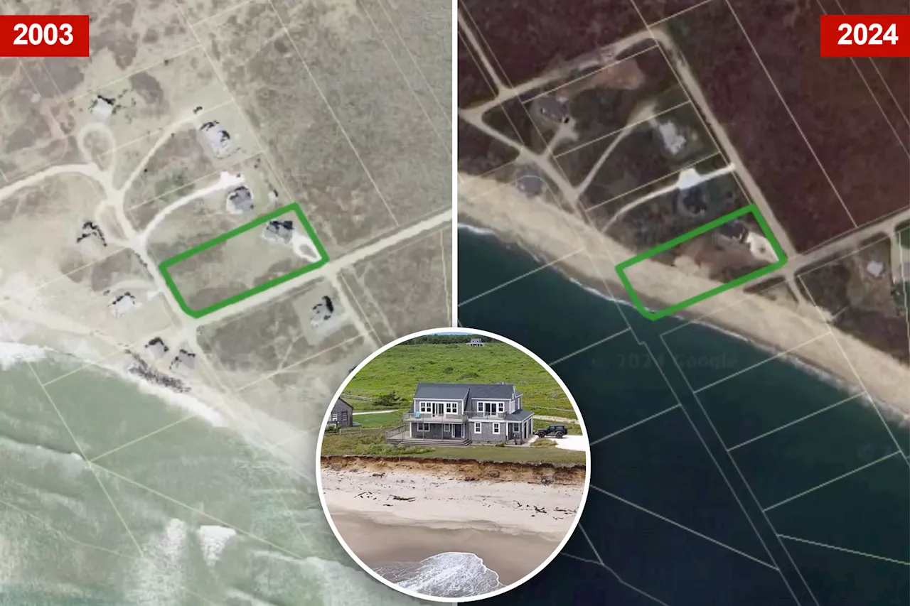 Beach erosion leaves Nantucket vacation home in peril — watch the astonishing time-lapse video