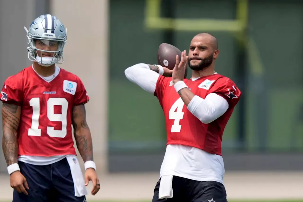 Dak Prescott wore walking boot ahead of Cowboys training camp