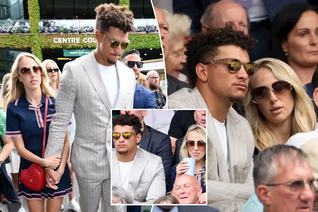 Patrick Mahomes and wife Brittany enjoy Wimbledon date as epic European getaway continues