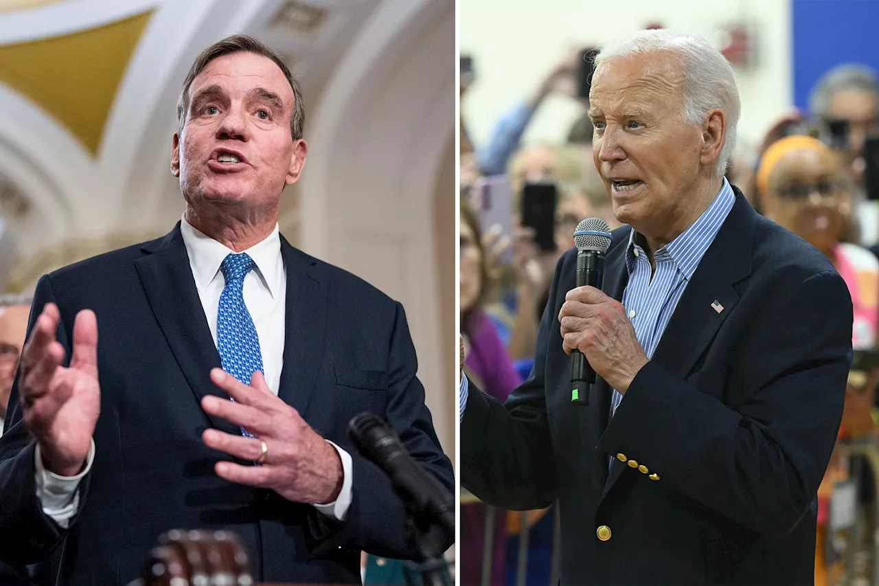 Sen. Mark Warner rallying fellow Democrats to urge Biden to drop out of presidential race: report