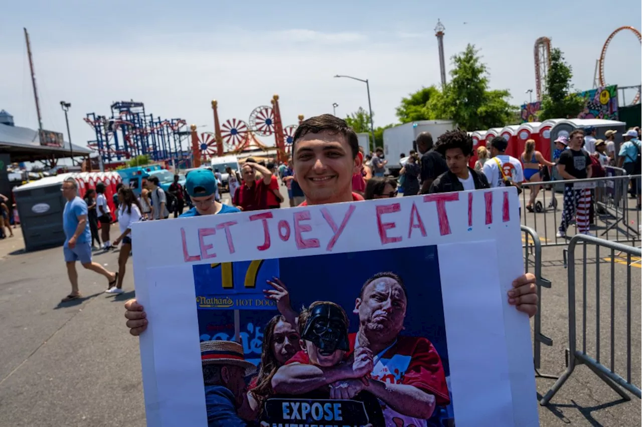 Joey Chestnut prevails in Texas hot dog-eating contest; Nathan’s has new champ