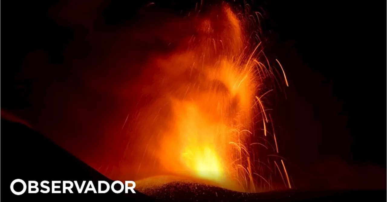 Vulcão Etna entra em erupção e voos são suspensos no aeroporto da Catânia