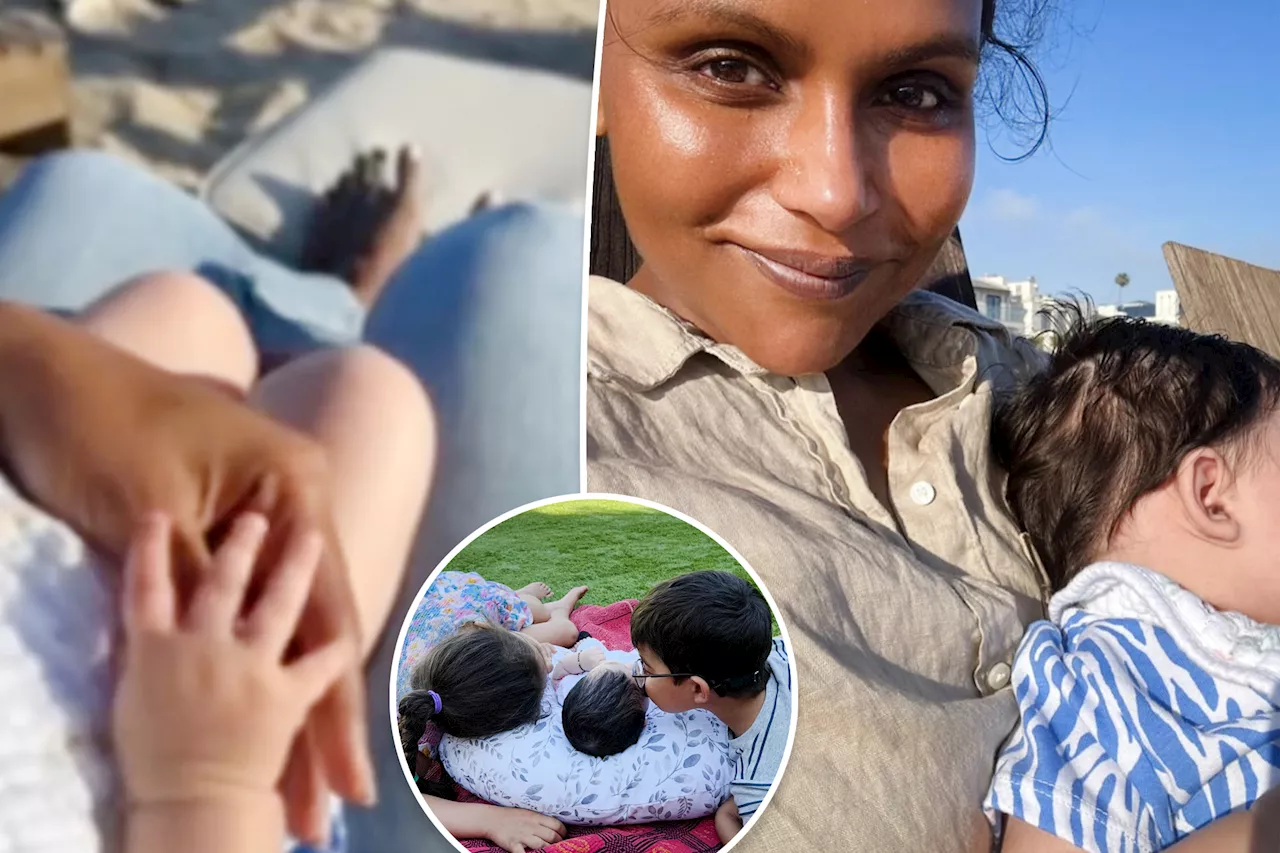 Celebrity News: Mindy Kaling gives glimpse of baby Anne while ...