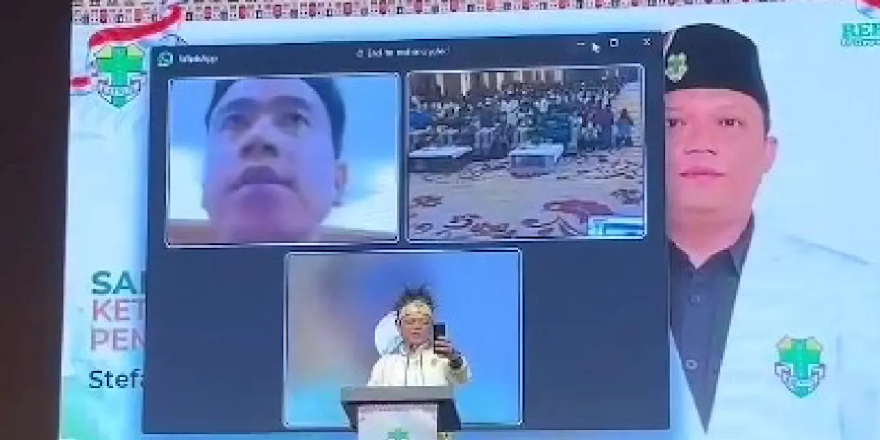 Lewat Video Call, Gibran Sapa Peserta Rapimnas II Pemuda Katolik 2024 di Papua