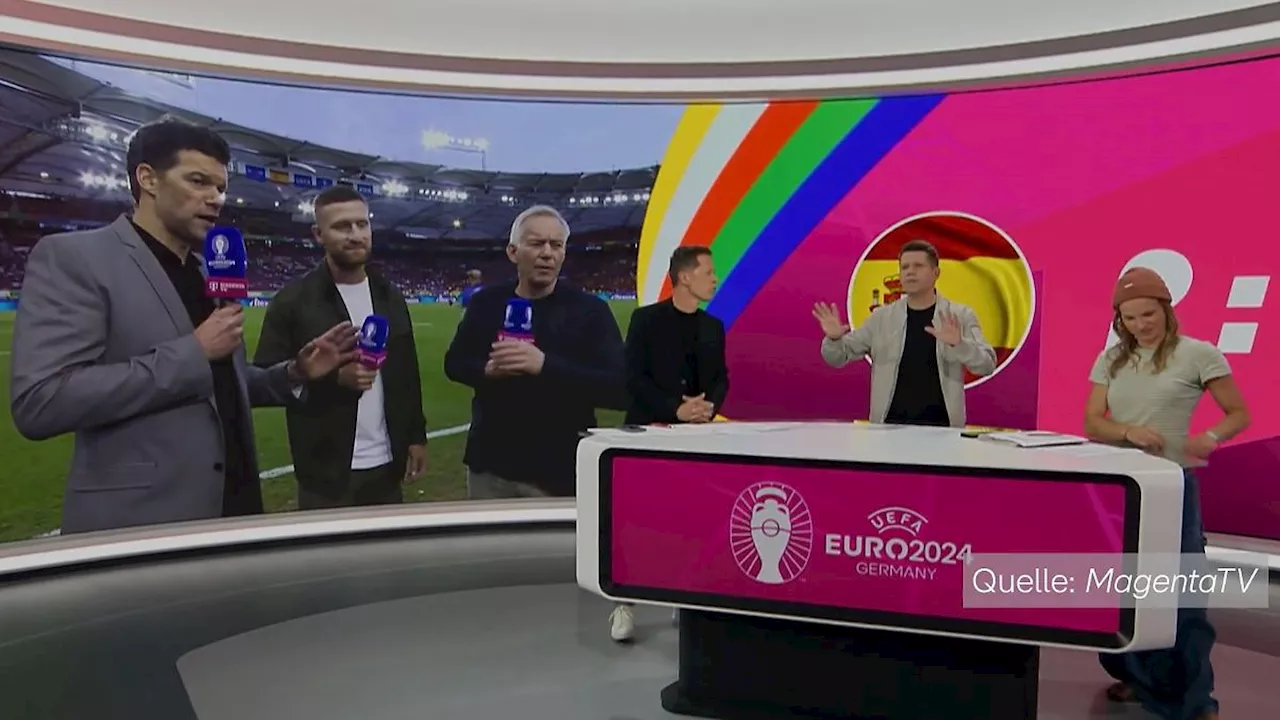 EM 2024: Hitzige Elfmeter-Diskussion - Ballack und Mustafi geraten mit Schiedsrichter aneinander