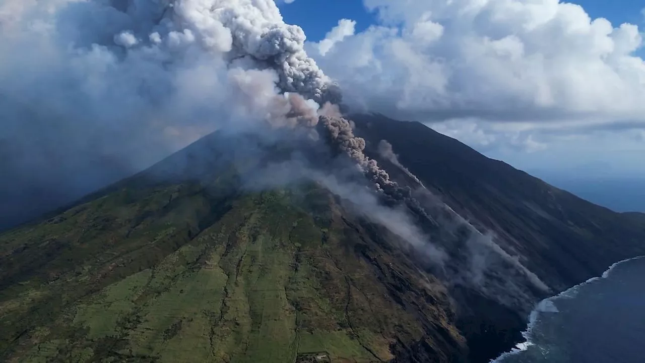 Höchste Warnstufe ausgerufen: Vulkan Stromboli brodelt