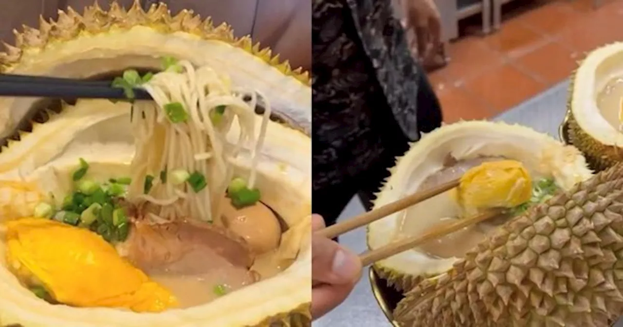 Menu 'Ramen Durian' Ini Buat Ramai Netizen Kembang Tekak - 'Tak Letak Cheese Sekali Ke?'