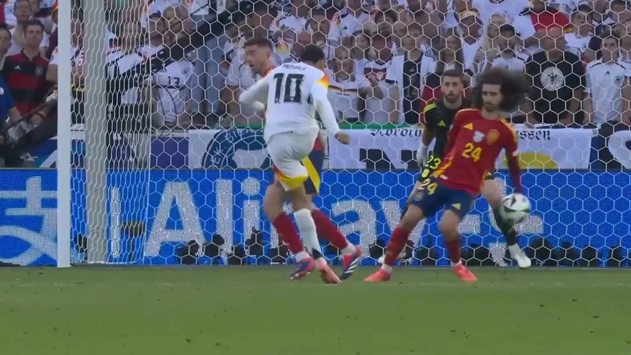 Soccer Fans Are Debating a Crucial No-call on Spain Handball That Kept Germany at Bay