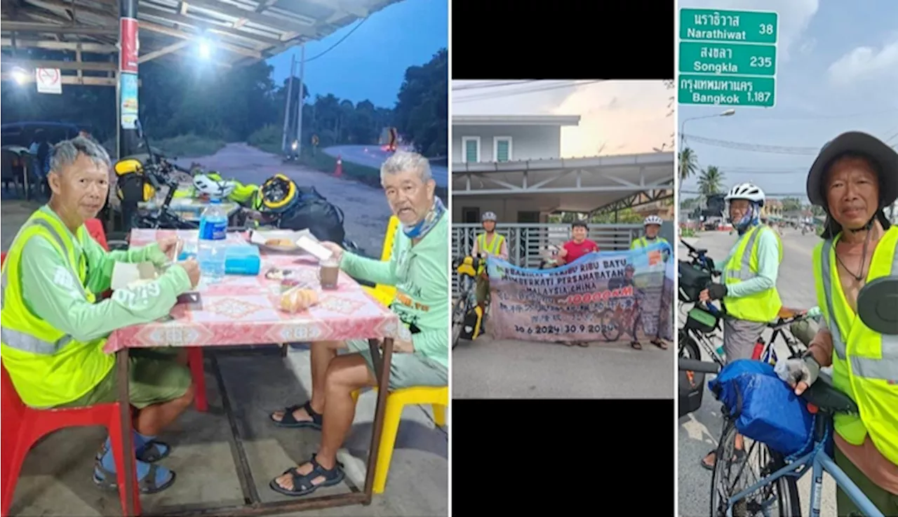 Malaysia-China 50th Anniversary: Retirees cycle over 15,000km to Beijing