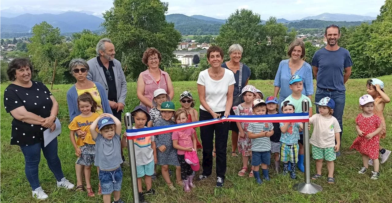 Oloron-Sainte-Marie : le verger de Bitète inauguré sur les hauteurs de Sainte-Croix