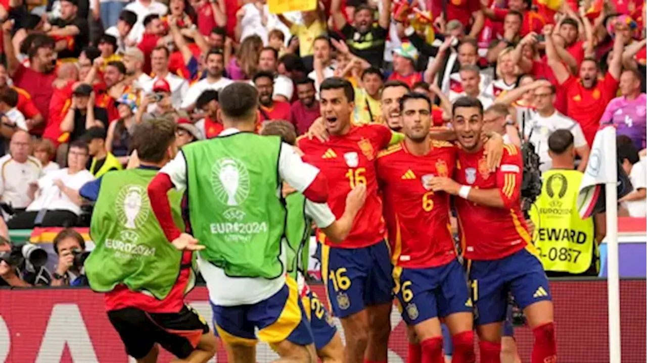 Merino extra-time goal sends Spain past Germany to Euro semis