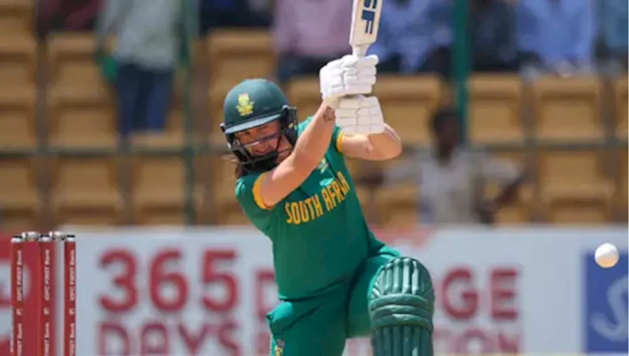 Tazmin Brits 81 helps SA to 189-4 v India