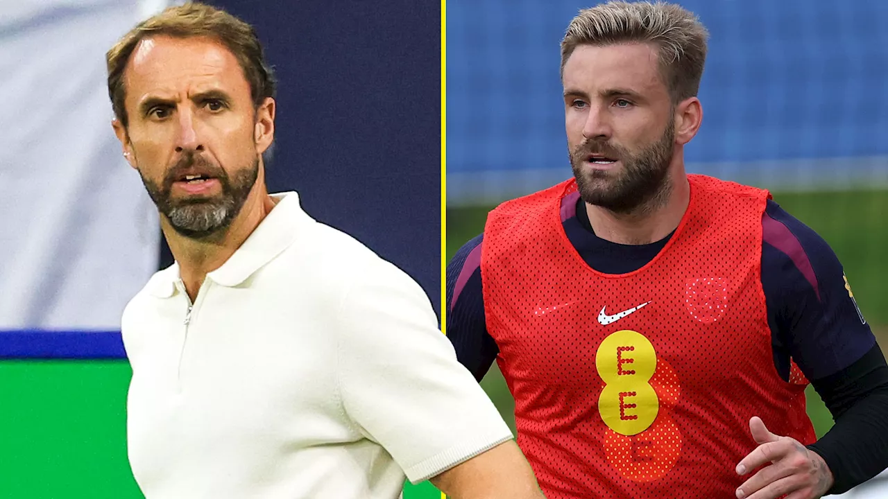 Gareth Southgate reveals Luke Shaw is available for England’s Euro 2024 clash with Switzerland...