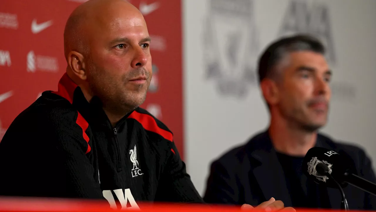 Liverpool chief Richard Hughes gives transfer prediction during Arne Slot’s first press conference...